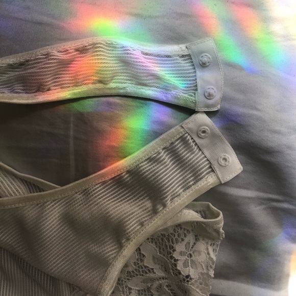 Medium Bozzolo white lace bodysuit one piece - Picture 4 of 7